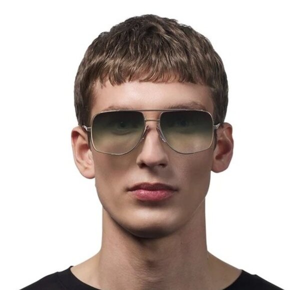 NEW  DITA SUNGLASSES GOLD GREEN AVIATOR MEN EYEWEAR DITA MIDNIGHT SPECIAL DRX-20 - Picture 2 of 4